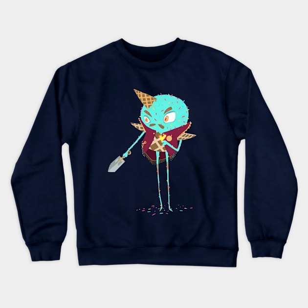 Ice king flat color Crewneck Sweatshirt by Broutille